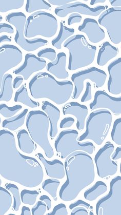 an abstract blue and white background with lots of bubbles