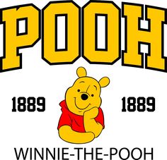 the winnie the pooh logo is shown
