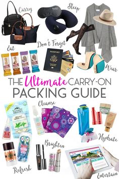 the ultimate carry on packing guide