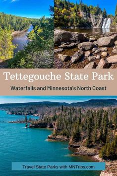 Tettegouche State Park, Minnesota's North Shore. The highest waterfall in Minnesota is at Tettegouche State Park, along with some of the best views of the Lake Superior shoreline. #MNTrips #Minnesota #Travel #Midwest #USA #OnlyinMN #StatePark #Hiking #Outdoors #History #ExploreMinnesota Mn State Parks, Travel Minnesota, Minnesota Fall, Tettegouche State Park, Minnesota Summer, Midwest Vacations, Hiking Inspiration, Minnesota Winter