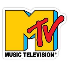 the music television logo is shown in red and yellow, with an m on it