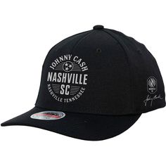 Nashville SC plays with the same grittiness as the Man in Black, making this collaboration between the two a perfect fit. This Adjustable Hat from Mitchell & Ness honors the Music City native with commemorative graphics blending his legacy with iconic Nashville SC logos. Celebrate the coming together of two key pieces of Nashville history with this sweet Nashville SC gear. Imported Snapback Officially licensed Brand: Mitchell & Ness Material: 100% Cotton High Crown One size fits most Structured Nashville, Man In Black, Johnny Cash, Music City, Mitchell & Ness, Adjustable Hat, Black Men, The Man, Accessories Hats