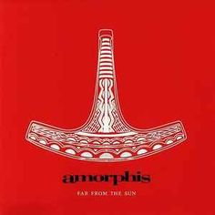 an album cover with the words,'far from the sun'in white on a red background