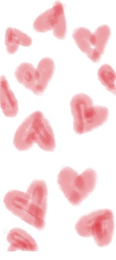 red hearts are arranged in the shape of a heart