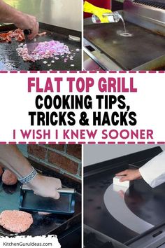 Follow these flat top grill cooking tips and techniques to get the most out of your grill. Once done reading this, you'll cook like a pro. Hibachi Grill, Flat Top Griddle, Griddle Grill