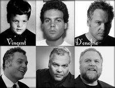 six different men are shown in this black and white photo, with the same man's facial expressions