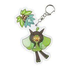 a keychain with a cartoon character on it