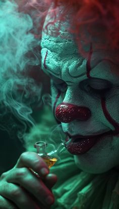 Silence Is Luxurious, Rastafari Art, Simple Background Design, Clown Images, Creepy Photography, Evil Clown, Cool Galaxy Wallpapers, Clown Horror, Laws Of Life