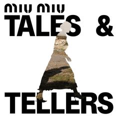 a poster with an image of a person standing on top of a rock and the words tales & tellers