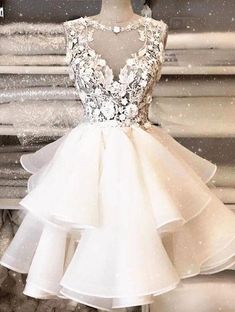 White Evening Dresses, Graduation Cocktail, Hoco Dresses Freshman, Lace Prom Dresses, 2021 Prom Dresses, Mini Homecoming Dresses, Hoco Dresses Short, White Evening Dress, Prom Dresses 2021