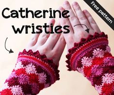 Catherine Wristies | Haak Maar Raak Patchwork, Crochet Winter, Free Picture