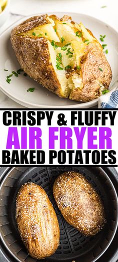 Alanya, Air Fryer Baked Potatoes, Best Baked Potato, Air Fryer Baked Potato