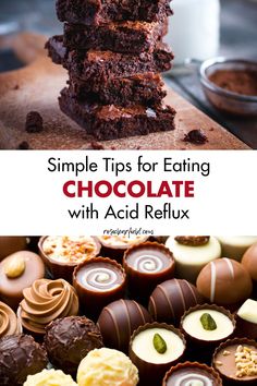 Simple tips from personal experience for eating chocolate with acid reflux! #acidreflux #acidrefluxtips #gerd Non Chocolate Desserts, Cheap Candy, Eating Chocolate, Reflux Symptoms, Types Of Chocolate, Life Routines, I Love Chocolate, Big Meals, Acid Reflux