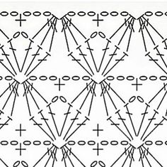 the pattern is drawn in black and white, with lines that are connected to each other