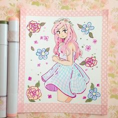 Kawaii, Easy Drawings With Markers, Drawings With Markers, Cute Easy Drawings, Kawaii Drawings, Easy Drawings, Instagram A, Markers, Instagram Photo