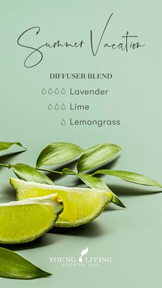 Uplifting Essential Oil Diffuser, Refreshing Oil Diffuser Blends, Essential Oil Recipes Diffuser Spring, Lime Essential Oil Diffuser Blends, Lemon Grass Essential Oil Blends, Refreshing Diffuser Blends, Essential Oil Blends Summer, Lucious Lemon Diffuser Blend, Young Living Summer Diffuser Blends