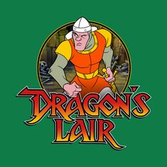 the logo for dragon's lair