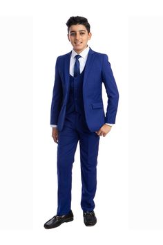 A five-piece suit set with a solid colorway offers a refined, elegant style into any look. 5-piece set. ImportedJacket:. Notch lapel. Front button closure. Long sleeves. 1 front chest welt pocket. Side pockets. Slim fitVest:. Front button closure. Sleeveless. SolidShirt:. Spread collar. Front button closure. Long sleeves. SolidTie:. Solid Pants:. Zip fly with button closure. Slant pockets. Slim fit. Single pleat Boys Waistcoat, Boys Formal, Latest African Men Fashion, Formal Dresses For Teens, Classic Suit, Dress Up Outfits, African Men Fashion