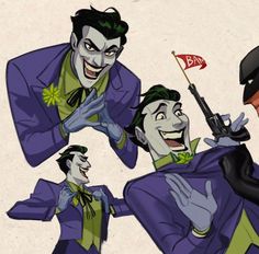 the jokers from batman animated movie
