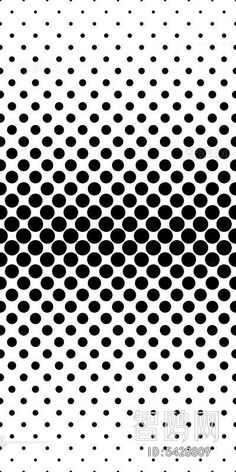 an abstract black and white background with circles in the shape of half - circle dots