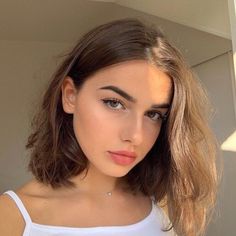 Brown Hairs, Short Brown Hair, Hair Inspo Color, Dream Hair, Grunge Hair, العناية بالشعر