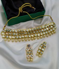 Indian Jaipuri Kundan Choker set Meenakari on back side Rs 4200 only #chokerset #jaipurikundan #meenakari #choker #earrings #stonejewellery #kundanjewellery #bridaljewellery #zirconjewellery #hyderabadijewellery #traditionaljewellery #casualjewellery #casualwear #fatimajewels #karachi #lahore #islamabad #pakistan #uk #usa #uae #saudiarabia #partywear #bridalwear #jewellery #jewellerylovers #weddingseason #jewelsbyfatimakhan Kundan Choker Set, Kundan Choker, On Back