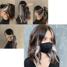 Peekaboo Hair Colors, Color Block Hair, Peekaboo Hair, Hair Color Underneath, Brown Blonde Hair, Hair Color And Cut, Dye My Hair, Hair Inspiration Color, Hair Inspo Color