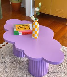 Unique Coffee Table Design, Shaped Coffee Table, Easy Coffee, Tables Diy, Funky Home Decor, Unique Coffee Table, Inspire Me Home Decor, Cute Bedroom Decor, Cloud Shapes