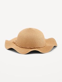 open weave paper straw wavy brim Toddler Girl Accessories, Open Weave, Paper Straws, Woven Paper, Toddler Girl Outfits, Toddler Sizes, Hat Sizes, Straw Hat, Girls Accessories