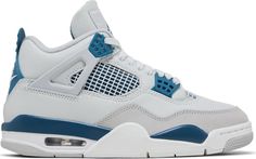 Jordan 4 Military Blue, Buty Jordan, Jordan Alexander, Boty Nike, Nike Air Jordan 4, Blue Jordans, Air Jordan 12 Retro, Jordan 4 Retro, Jordan 12 Retro