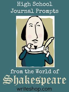 the cover of shakespeare's high school journal