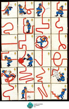 an image of a board game that is made with children's letters and numbers