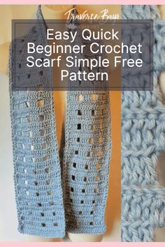 crochet filet scarf free pattern