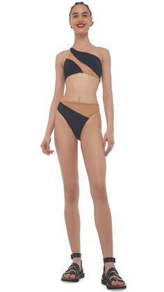 SNAKE MESH BRA – Black/Nude Mesh – Norma Kamali Fashion Models, Fashion Model Poses, Figure Reference, Mesh Bra, Norma Kamali, Swim Bottoms, Model Poses, Swim Top, Mesh