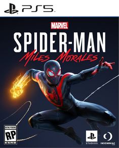 the cover art for spider - man miles morales