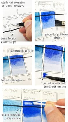 step by step instructions on how to use watercolor pencils