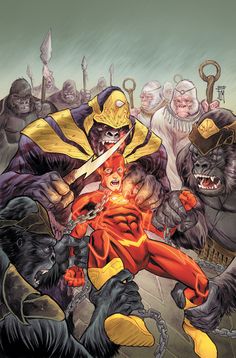 Gorilla Grodd-The Flash Flash Reverso, Wally West, Read Comics, Dc Characters