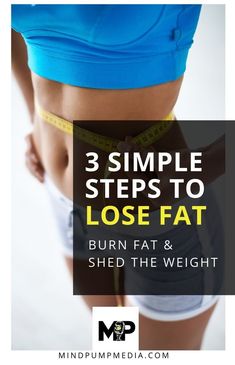 Are you trying to lose fat, but can't seem to shed any weight? You're not alone. This free guide will help navigate you through three simple steps towards a leaner, trimmer you. Millions of people spend hours at the gym every week, trying their best to burn fat. The fact is this: If you don't know what you're doing, you're not going to get the results you desire. Check out our website for more details on our fitness program from Mind Pump Media on how to lose the fat in three easy steps. Muscle Building Workouts, Build Lean Muscle, Fitness Program, Fat Loss Workout, Boost Your Metabolism, Lose Body Fat, Muscle Fitness, Gain Muscle