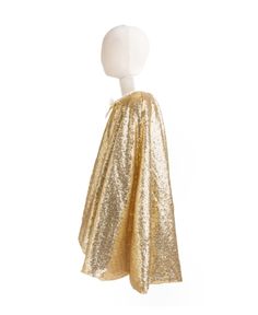 Great Pretenders Gracious Gold-Tone Sequins Cape Costume - Ages 5-6 Pink, Sequin Cape, Cape Costume, Pink Dots, Cape, Gold Tones, Pick Up, In Store, Buy Online