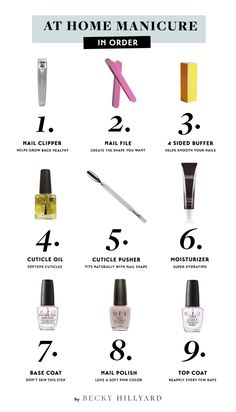 the top ten nail polishes at home manicure in order to get your nails done