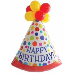 Bday Hat Latex Shape Kit - Pack Of 10 Bathroom Improvements, Le Ballon, Balloon Kit, Carnival Rides, Hat Design, Hat Ideas, Birthday Hat, Party Hat, Foil Balloons