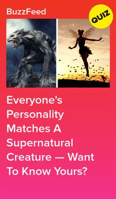 the cover of buzzfeed's book everyone's personality matches a supernatural creature - want to know yours?