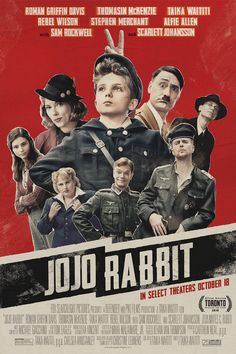 the movie poster for jojo rabbit