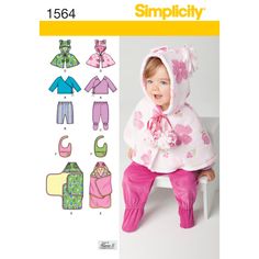 a child's hoodie and pants sewing pattern