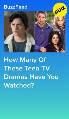 an advertisement for the tv show how many of these teen tv drama have you watched?