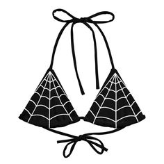 This is the perfect Spiderweb print bikini top! Pair it will the matching bottoms or high waist skirt or leggings or under a dress or jumpsuit! This runs a tad small so size up. • Flexible and adjustable straps• Soft and stretchy material with UPF 50+• Sizes up to 6XL• Removable padding for comfort• Multiple ways to tie and styleDisclaimer: To make your All-Over Print Recycled String Bikini Top last longer, thoroughly rinse it off after each use and get rid of any chlorine/salt residue. Size gui High Waist Skirt, Accessories Necklace, Spider Web, Swimwear Tops, 8 M, Stretchy Material, Upf 50, Mens Sweatshirts, Waist Skirt