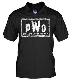 Show your endorsement for WWE's most lethal faction, the PWO Phillips World Order, with our top-quality 100% cotton T-shirts featuring the iconic PWO logo. Don't forget, we also offer hoodies, long sleeves, and sweatshirts. Originally formed in 1996 by Shane Douglas, Chris Candido, and Tammy Sytch, this notorious stable has given rise to some of the world's premier wrestlers. Secure your WWE PWO Shirt today and become part of the legacy! Men's Polo, Mens Polo