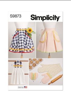 sewing pattern for girls'dress and bib