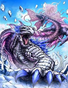 Tiamat Godzilla, Monsterverse Fanart, Shimo Godzilla, Lizard Monster, Tiamat Dragon, Original Godzilla