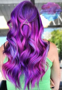 63 Purple Hair Color Ideas to Swoon over: Violet & Purple Hair Dye Tips Violet Purple Hair, Purple Hair Dye, Purple Hair Color Ideas, Pulp Riot Hair Color, Purple Hair Color, Light Purple Hair, Mermaid Hair Color, Dyed Tips, Hair Dye Tips